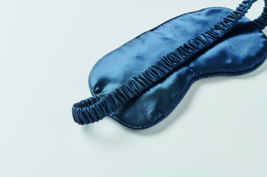 Logo trade promotional giveaways image of: Soft polyester eye mask