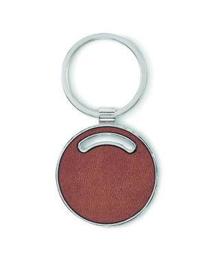 Logo trade promotional gifts picture of: Round shape key ring