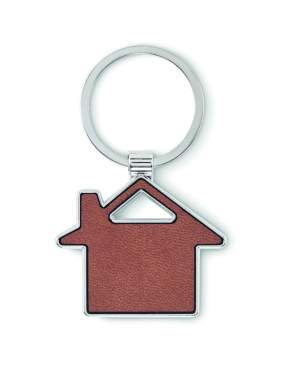 Logo trade promotional giveaways picture of: House shaped key ring