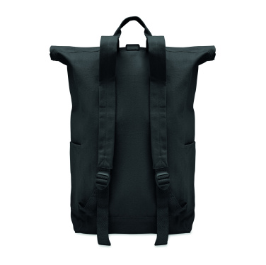Logo trade promotional merchandise picture of: Roll top backpack 390 gr/m²