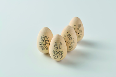 Logotrade promotional merchandise photo of: Wooden eggs painting set