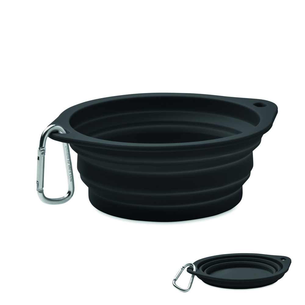 Logo trade business gifts image of: Portable pet bowl 350 ml
