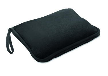 Logo trade corporate gift photo of: 2 in 1 travel blanket set