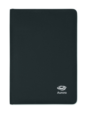 Logotrade promotional gift image of: A5 portfolio 300D RPET