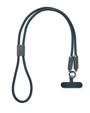 Logotrade promotional gift image of: 60W phone holder lanyard cable