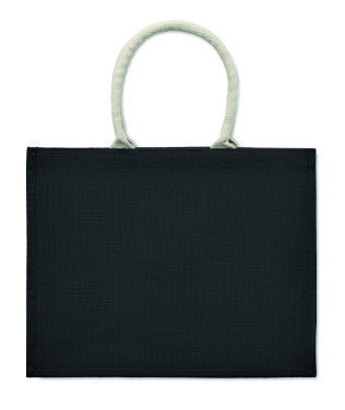Logo trade promotional items picture of: Jute bag with cotton handle