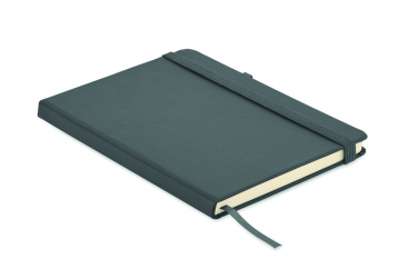 Logo trade promotional gifts image of: Recycled Leather A5 notebook