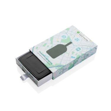 Logo trade promotional products image of: Globetrack RCSrPolyester luggage tag with worldwide locating