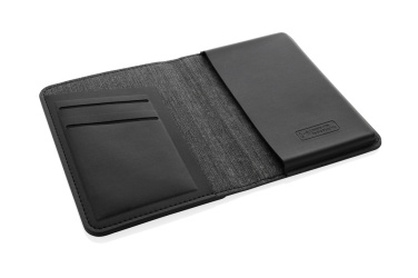 Logo trade corporate gifts image of: Trackmate RCS rpolyester passport holder worldwide locating