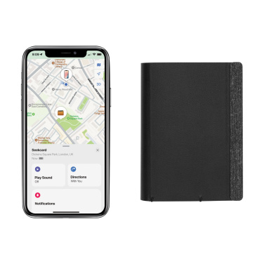 Logotrade promotional products photo of: Seekcard RCS rpolyester card wallet with worldwide locating