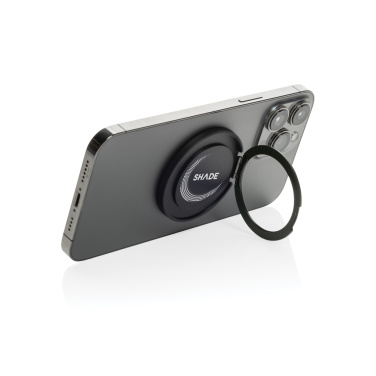 Logo trade promotional giveaways image of: Terra Magnetic RCS rplastic magnetic phone holder with ring