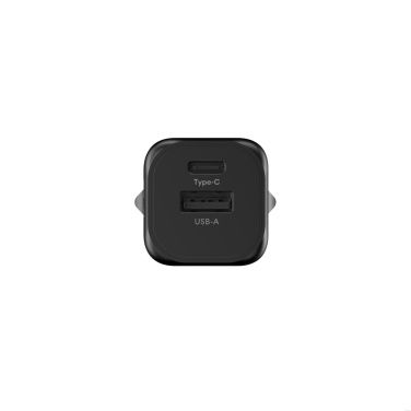 Logo trade promotional products image of: Urban Vitamin Monterey RCS recycled plastic 20W GAN charger