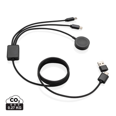 Logotrade corporate gifts photo of: Terra RCS rPET 6-in-1 charging cable with watch charger