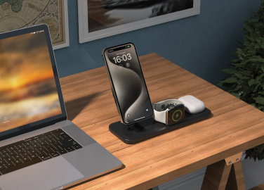 Logo trade advertising product photo of: Urban Vitamin Torrance 3 in 1 magnetic 15W charger