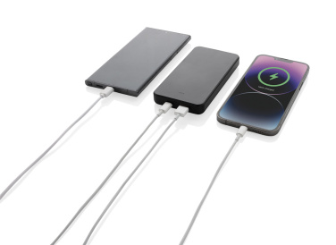 Logo trade business gift photo of: Boostcore RCS recycled plastic powerbank 10.000mAh USB C