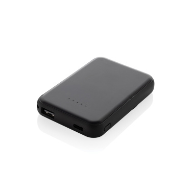 Logo trade business gift photo of: Stellar RCS recycled plastic 5000 mah 5W magnetic powerbank