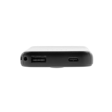 Logo trade corporate gifts picture of: Stellar RCS recycled plastic 5000 mah 5W magnetic powerbank