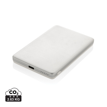 Logotrade promotional merchandise picture of: Orion RCS recycled aluminum 5000 mah 5W magnetic powerbank