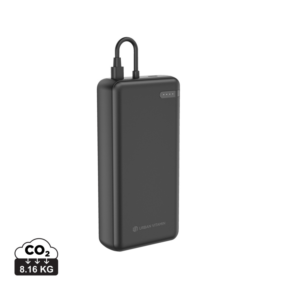Logo trade promotional product photo of: Urban Vitamin Menlo Park RCS rplastic 20,000 20WPD powerbank