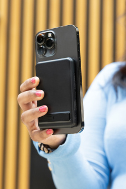 Logotrade promotional item picture of: Zen RCS rplastic 5000 mah 5W magnetic bamboo powerbank