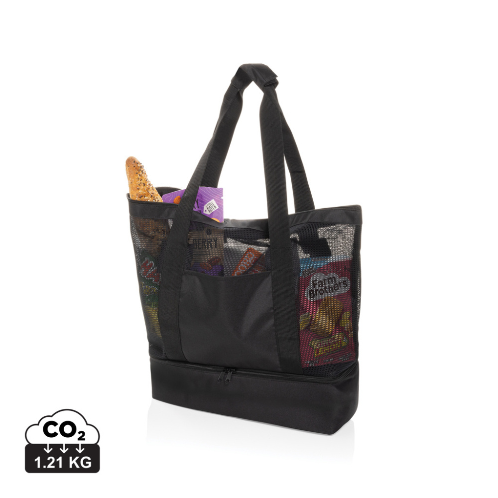 Logotrade promotional giveaways photo of: Iqlo Aware™ RPET 2-in-1 cooler tote