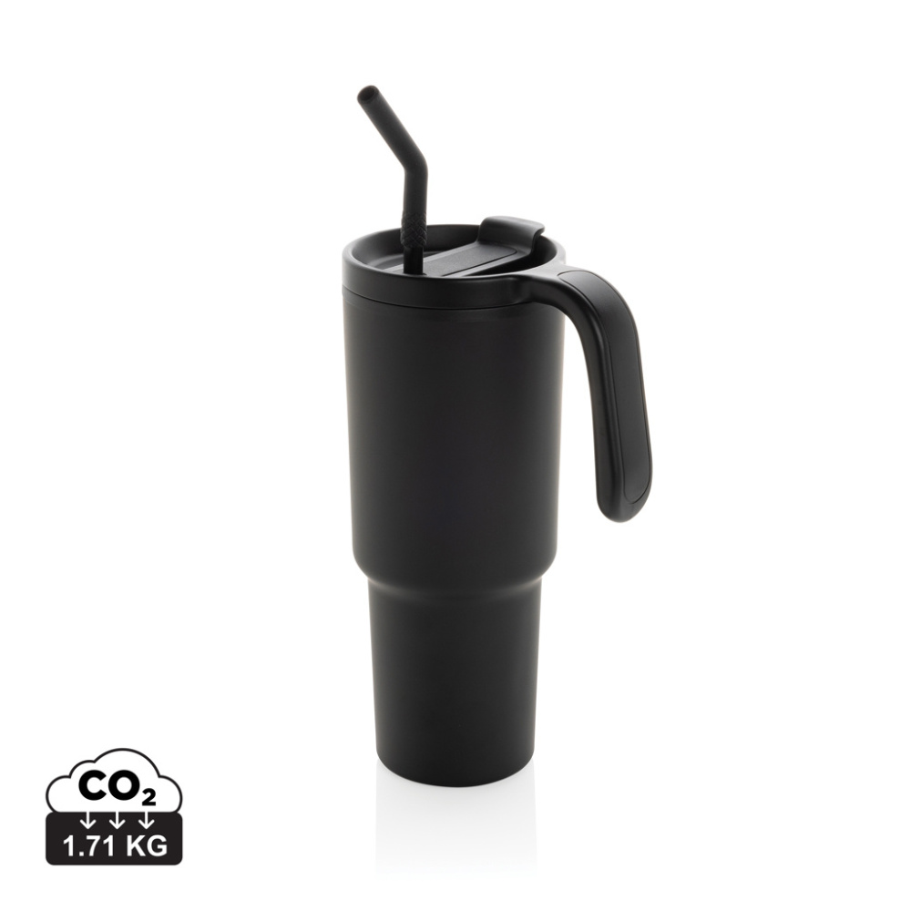 Logo trade advertising products image of: Graphic 360 RCS certified recycled steel tumbler 900ml