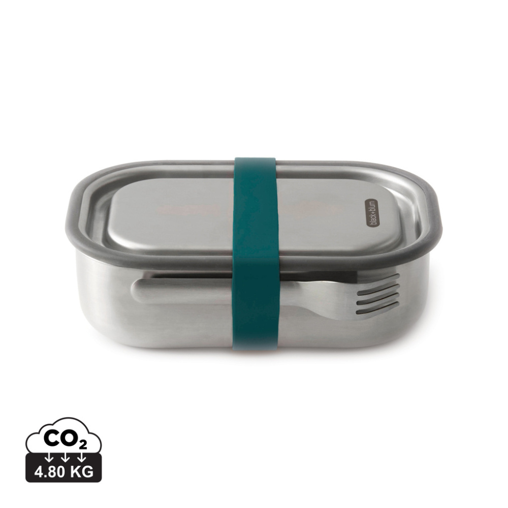 Logo trade promotional merchandise image of: Black+Blum Stainless Steel Lunch Box Large
