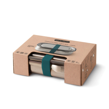 Logo trade promotional products image of: Black+Blum Stainless Steel Lunch Box Large