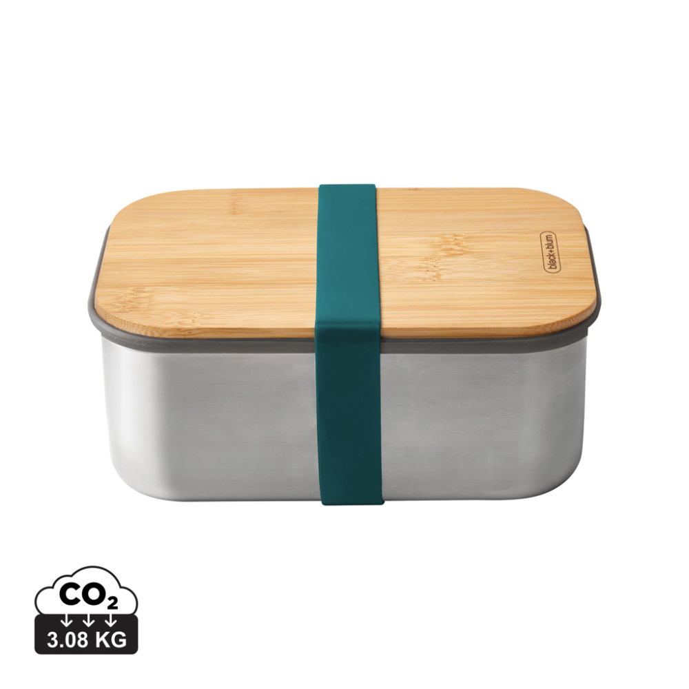 Logo trade promotional giveaways picture of: Black+Blum Stainless Steel Sandwich Box Large