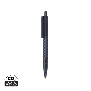 Logo trade promotional merchandise picture of: X3 GRS recycled PC plastic pen frosted