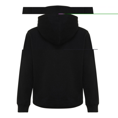 Logo trade promotional items image of: Iqoniq Yengo kids recycled cotton hoodie with sidepockets