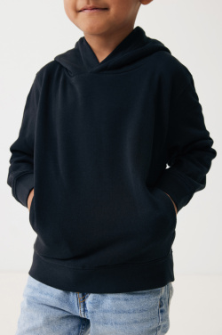Logotrade corporate gifts photo of: Iqoniq Yengo kids recycled cotton hoodie with sidepockets