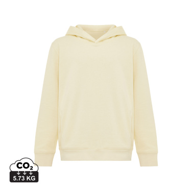 Logo trade promotional gift photo of: Iqoniq Yengo kids recycled cotton hoodie with sidepockets