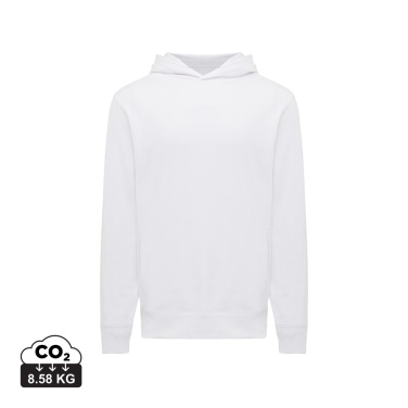 Logo trade promotional products picture of: Iqoniq Yengo recycled cotton hoodie with sidepockets
