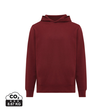 Logo trade promotional items image of: Iqoniq Yengo recycled cotton hoodie with sidepockets