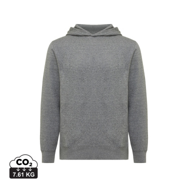 Logo trade promotional merchandise photo of: Iqoniq Yengo recycled cotton hoodie with sidepockets