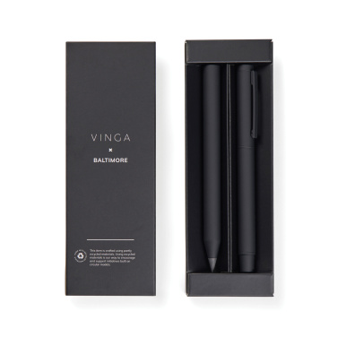 Logotrade promotional item picture of: VINGA Baltimore RCS pen set