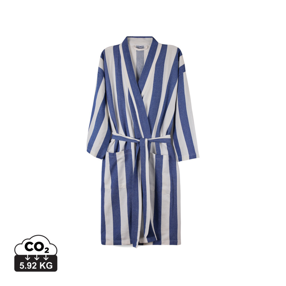 Logo trade corporate gifts picture of: VINGA Ornos GRS hammam robe L/XL