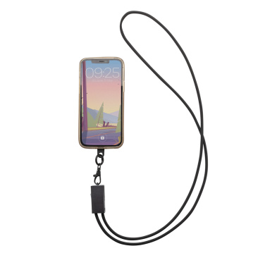 Logotrade advertising product picture of: Terra RCS recycled PET phone cord with dual charge cable