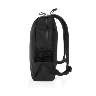 Logotrade promotional giveaway image of: Lima Aware™ RPET water resistant 15.6 laptop backpack