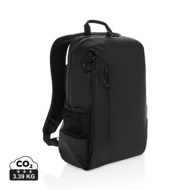 Logotrade business gifts photo of: Lima Aware™ RPET water resistant 15.6 laptop backpack