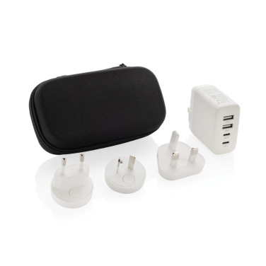 Logotrade advertising products photo of: TravelCharge Pro RCS rplastic travel charger with USB C