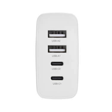 Logotrade advertising products photo of: TravelCharge Pro RCS rplastic travel charger with USB C
