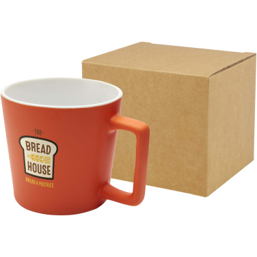 Logo trade promotional item photo of: Cali 370 ml ceramic mug with matt finish