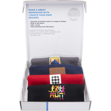 Logotrade promotional item image of: Beanie sample box