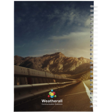 Logo trade advertising products picture of: Desk-Mate® A5 hard cover undated diary