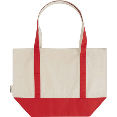 Logo trade corporate gifts picture of: Sam 320 g/m² GRS recycled cotton tote bag