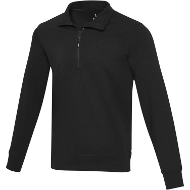 Logotrade corporate gift picture of: Tin unisex Aware™ recycled quarter zip sweater