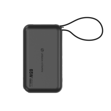 Logo trade promotional items image of: Urban Vitamin Eureka hybrid GANcharger 10000mah powerbank65W