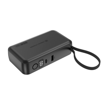 Logo trade promotional gifts picture of: Urban Vitamin Eureka hybrid GANcharger 10000mah powerbank65W